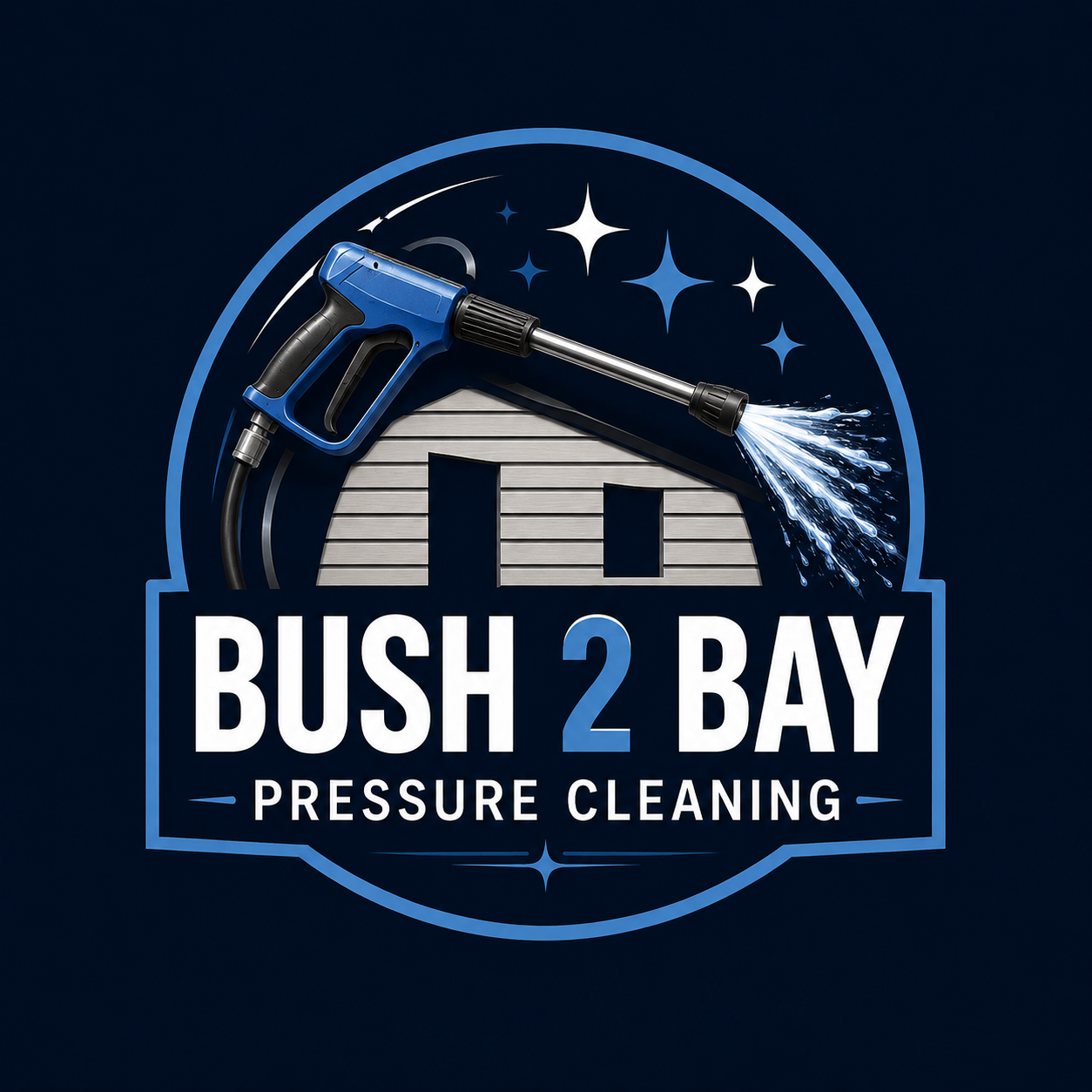 Bush 2 Bay Pressure Cleaning logo