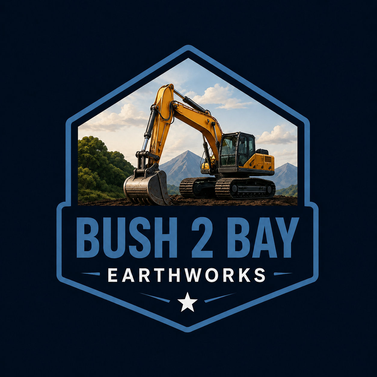 Bush 2 Bay Earthworks logo