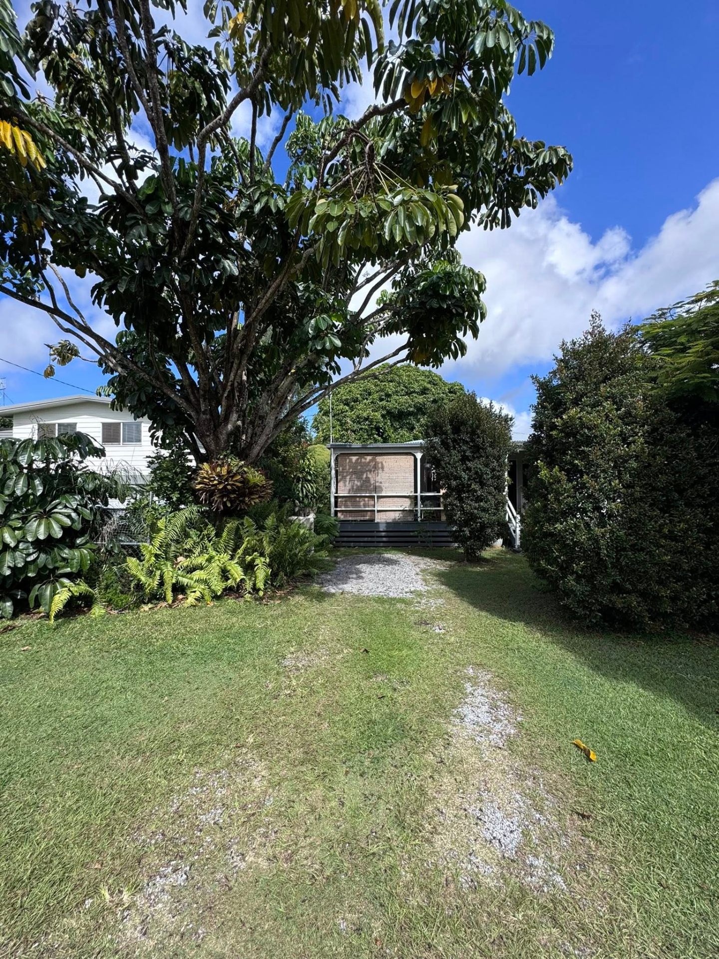 Front yard prior to landscaping works